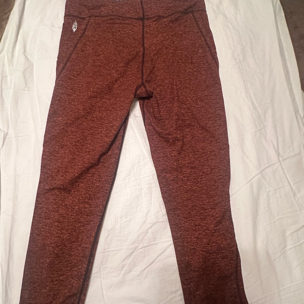 FP Movement by Free People Burnt Orange Cropped Legging